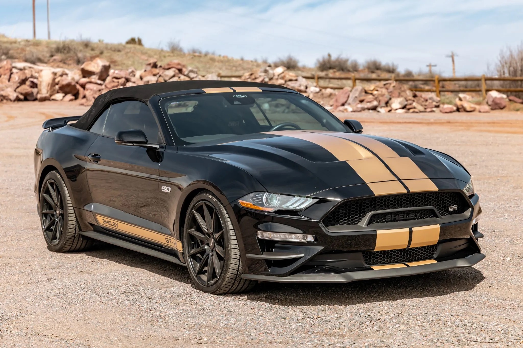 Supercharged 2022 Ford Mustang Shelby GT-H Convertible For Sale At Bring A Trailer