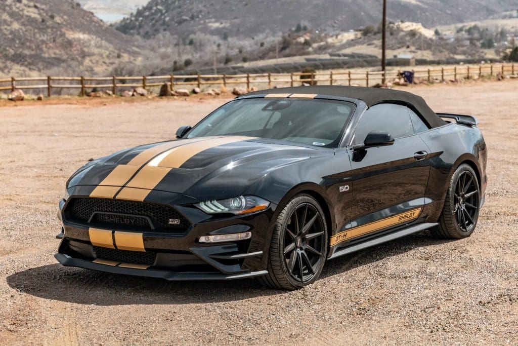 Supercharged 2022 Ford Mustang Shelby GT-H Convertible For Sale At Bring A Trailer