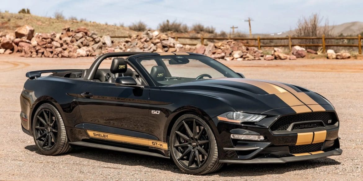 Supercharged 2022 Ford Mustang Shelby GT-H Convertible For Sale At Bring A Trailer