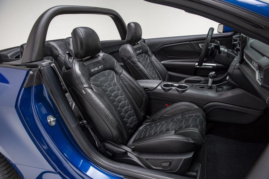 2024 Shelby S650 SuperSnake convertible interior
