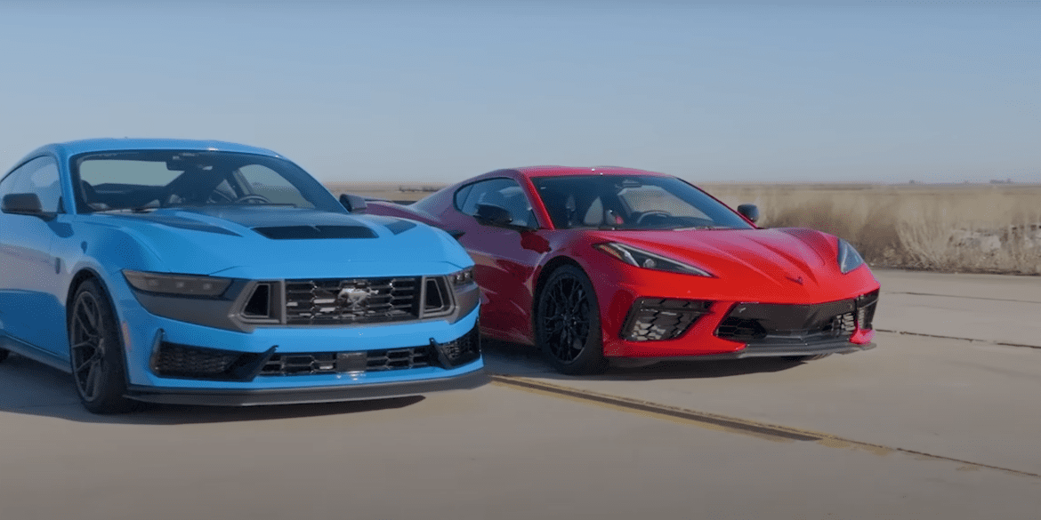 2025 Corvette Stingray vs 2024 Mustang Dark Horse